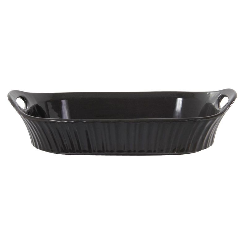 Fuente Decorativa Porcelana Canasta Negra-0
