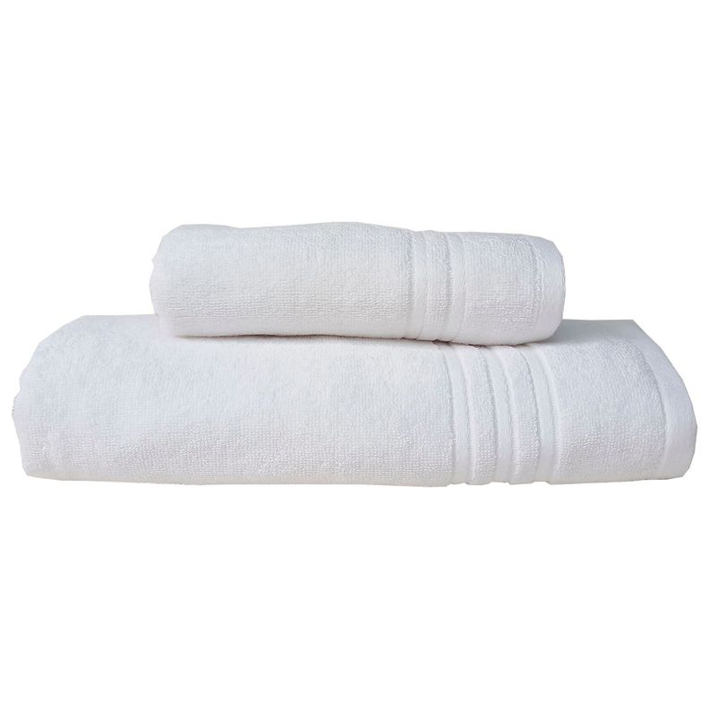 Juego de Toallas de Bano Grecco Blanco