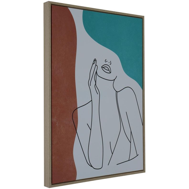 Cuadro Decorativo Paula Turquesa 70 x 50-3