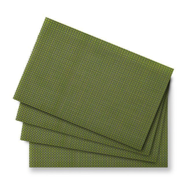 Set de Individuales Decorativo Prado 4 Piezas Verde Verde Degradado