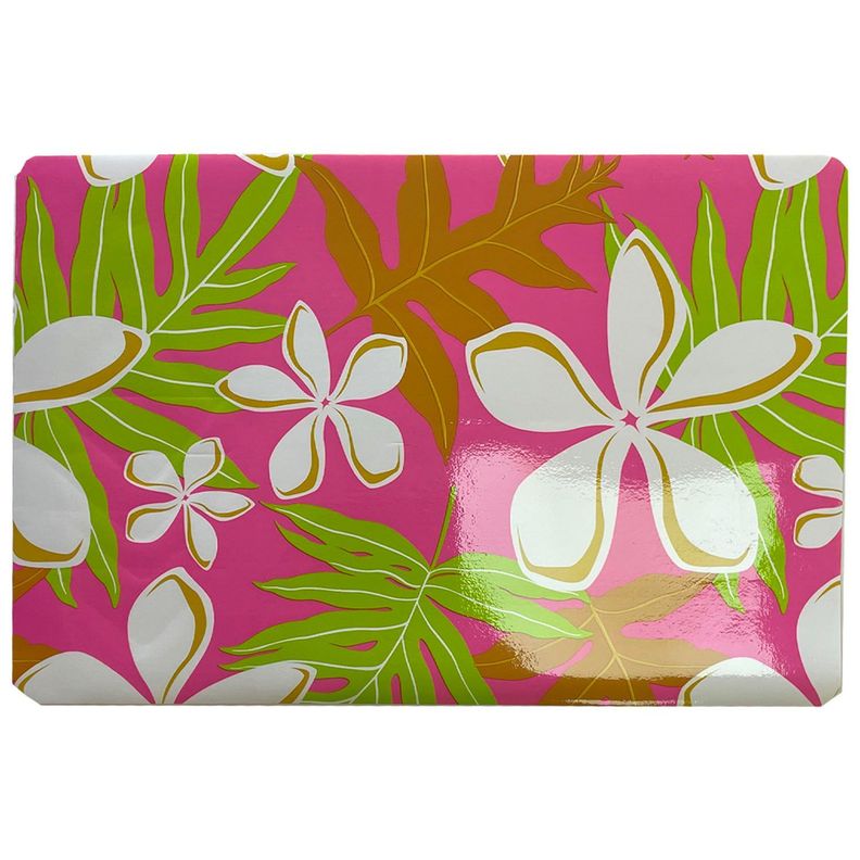 Set 4 Individuales Más 4 Posavasos Floral 8 Piezas-3