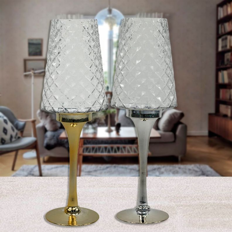 Portavela Decorativo Berna Plus Silver-4