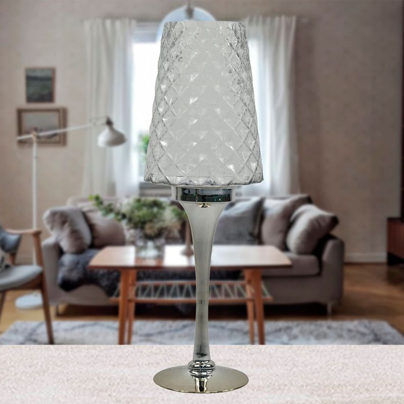 Portavela Decorativo Berna Plus Silver-3
