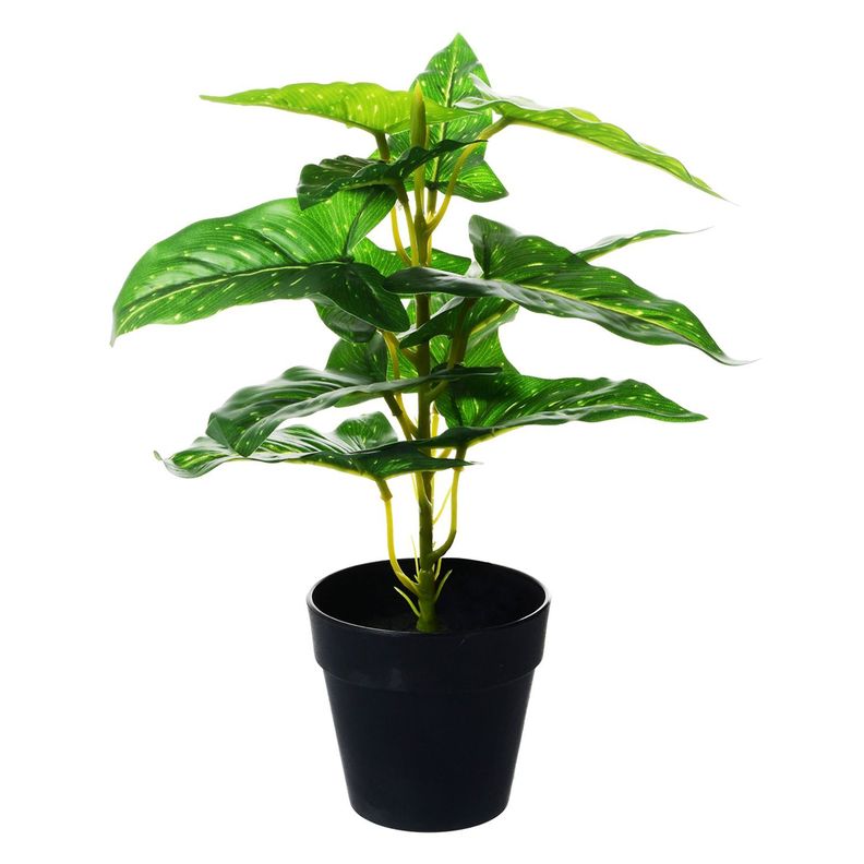 Planta Decorativa Artificial Philodendron 45 Cms. Negro