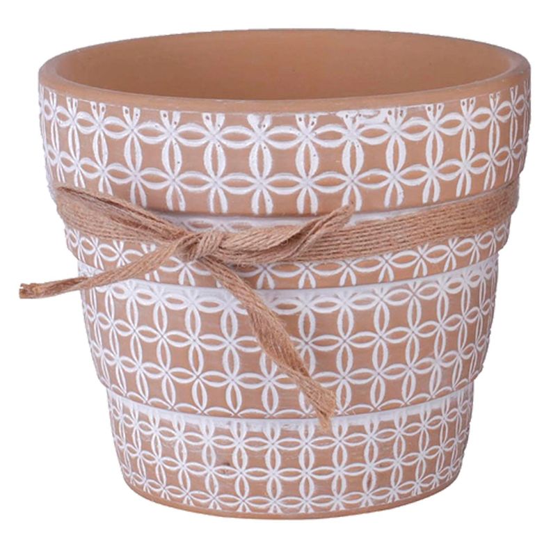 Maceta Decorativa Cuadrille Terracota