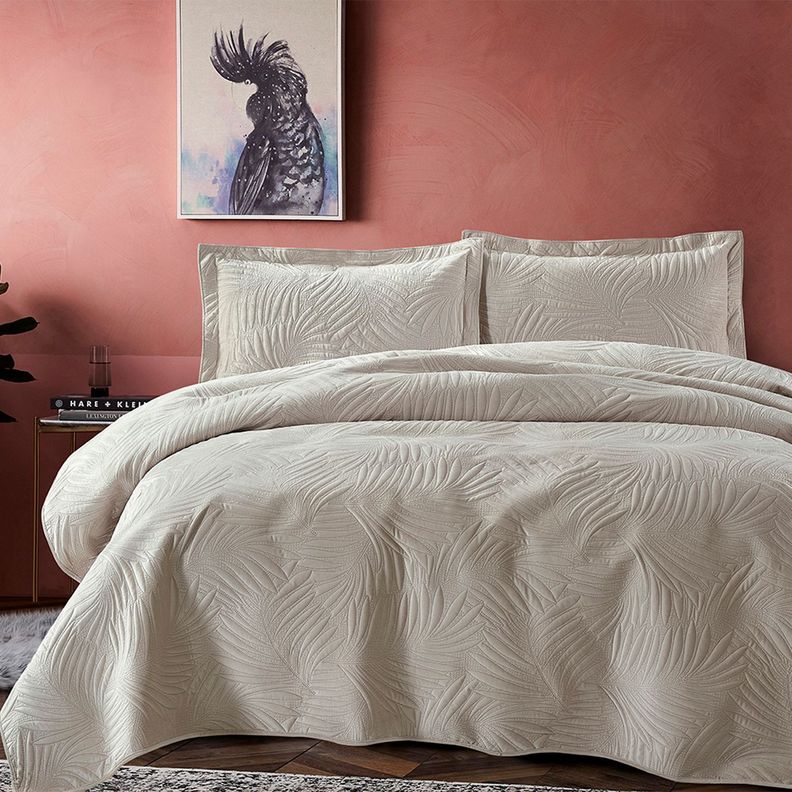 Quilt Liso Velvet Ibiza Crudo 1,5 Pzas-4