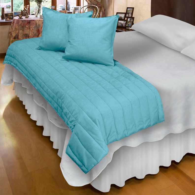 Piecera Con Fundas Sk Velvet Aqua Reversible-2