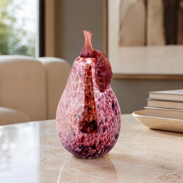 Figura Decorativa Pera Grosseto Burdeo Degradado
