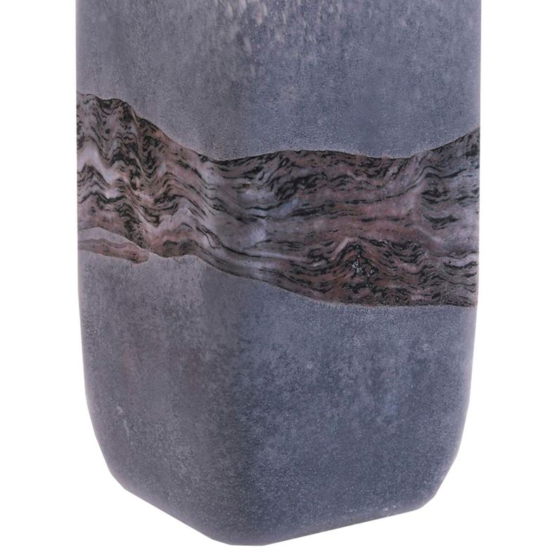 Jarrón Decorativo Saturno Grey Alto-1