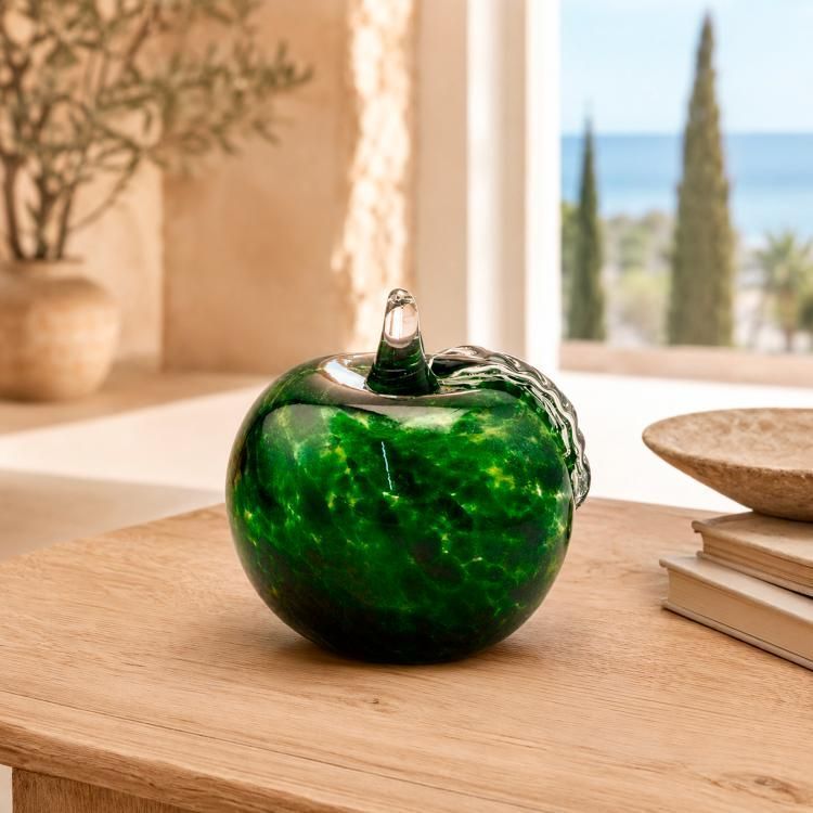 Figura Decorativa Manzana Tropic Verde Degradado