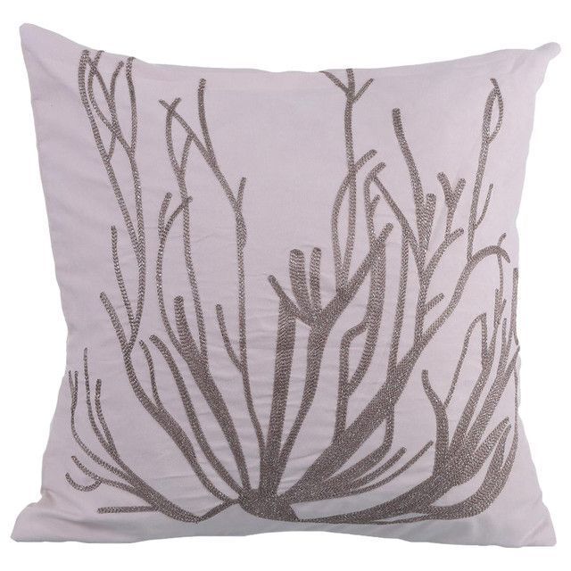 Cojín Decorativo Coral Blanco-0
