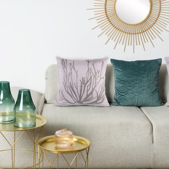 Cojín Decorativo Coral Blanco-2