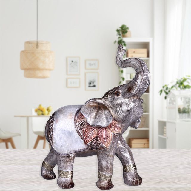 Figura Decorativa Elefante Hojas-3