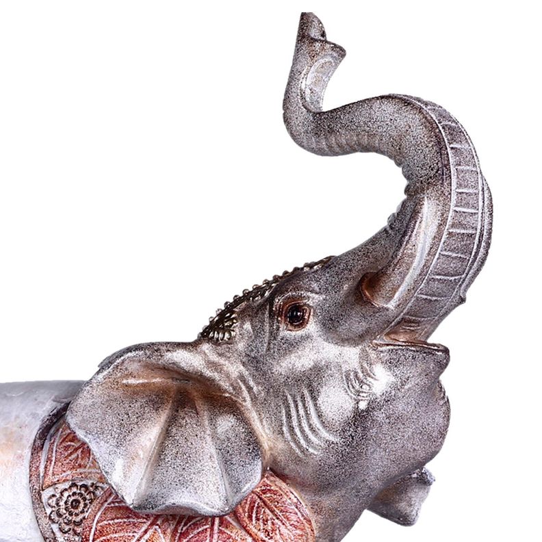 Figura Decorativa Elefante Hojas-2