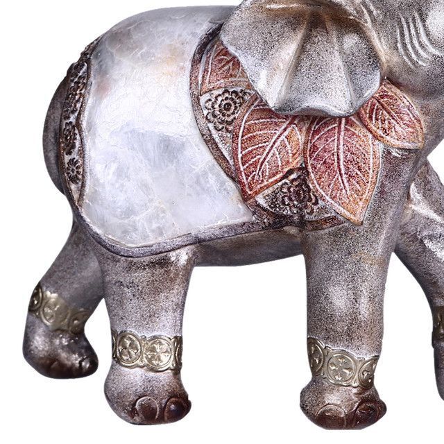 Figura Decorativa Elefante Hojas-1