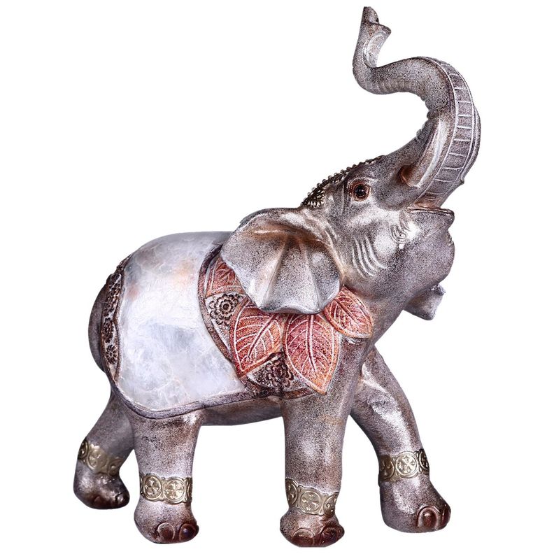 Figura Decorativa Elefante Hojas-0