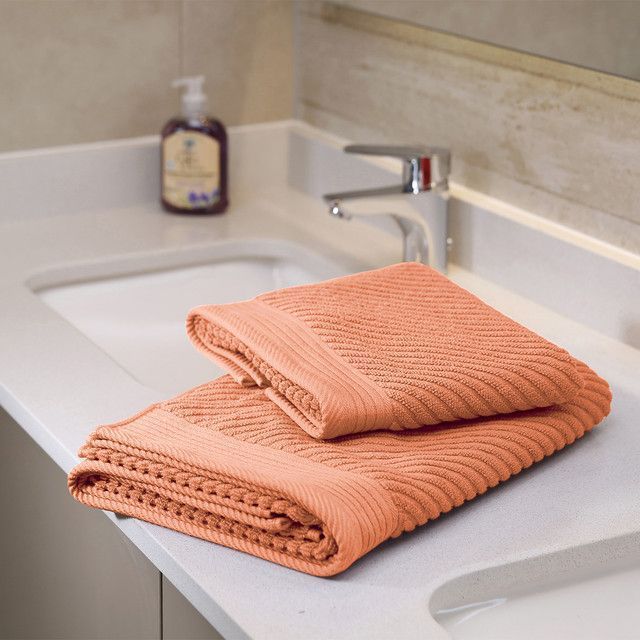 Juego de Toallas de Baño Jacquard Damasco-2