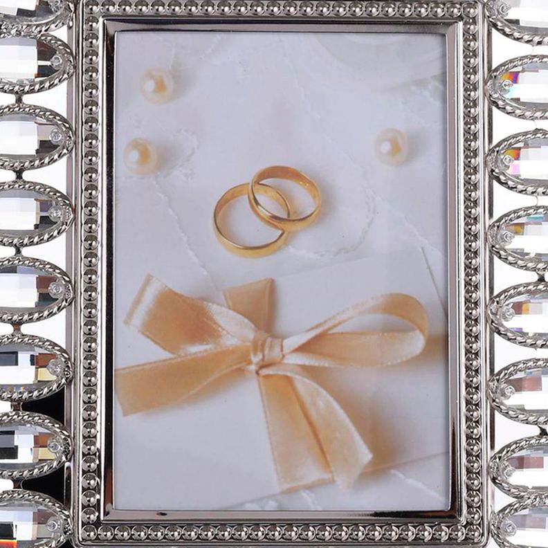 Porta Retrato Decorativo Verdún Silver Rectangular-1