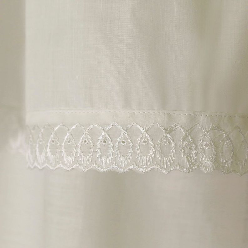 Juego de Cortina para Baño 6 Pzas Broderie Beige-2