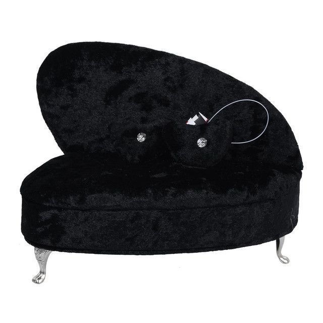 Joyero Decorativo Sofá Negro-0