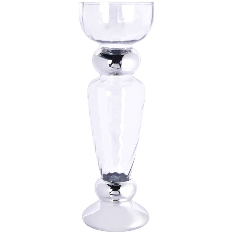 Portavela Decorativo Clemont Silver Plus-0