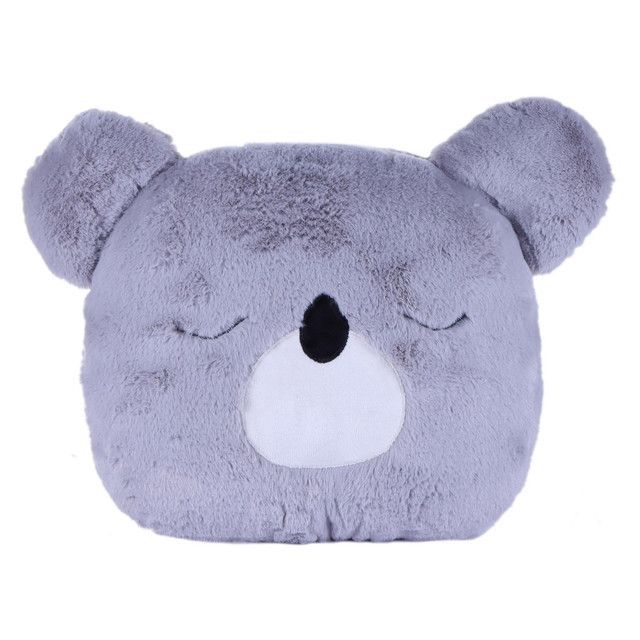 Cojin Decorativo Infantil Osito Gris
