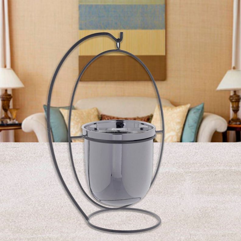 Maceta Decorativa Pendulo Silver-3