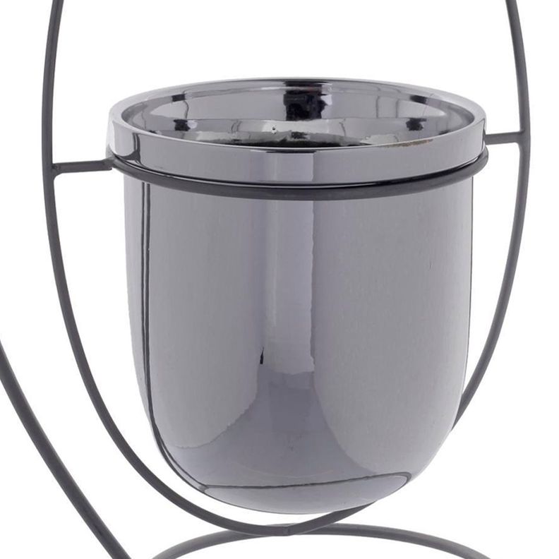Maceta Decorativa Pendulo Silver-2
