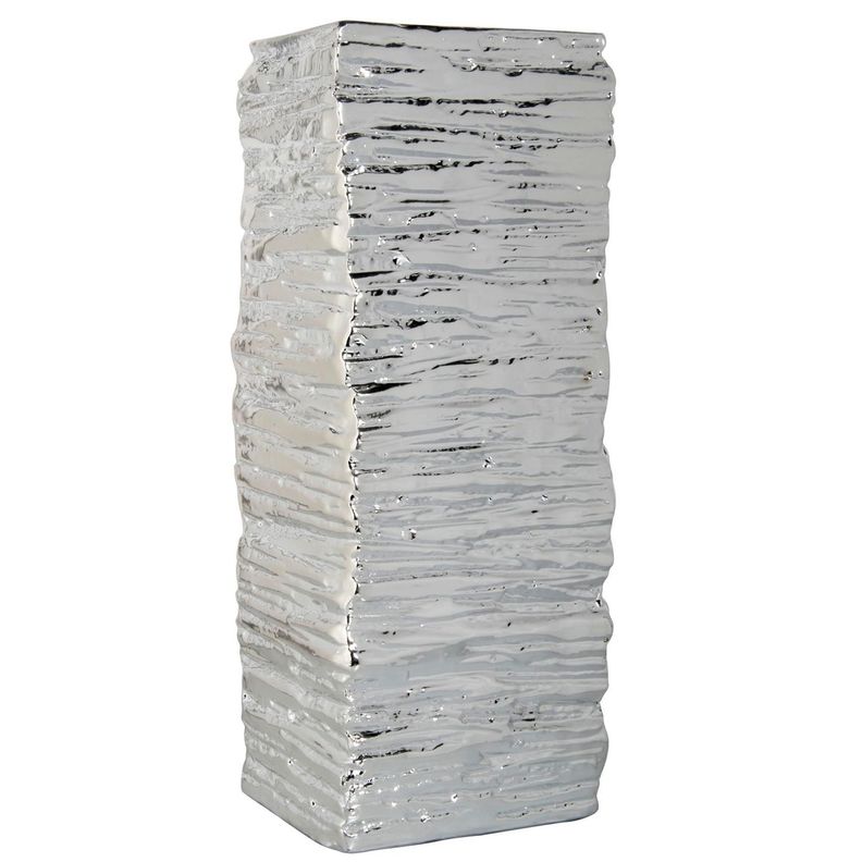 Jarrón Decorativo Liverpool Silver Grande-0