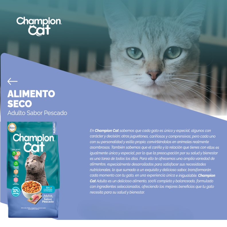 Champion Cat Adulto Pescado 20 kg.-1