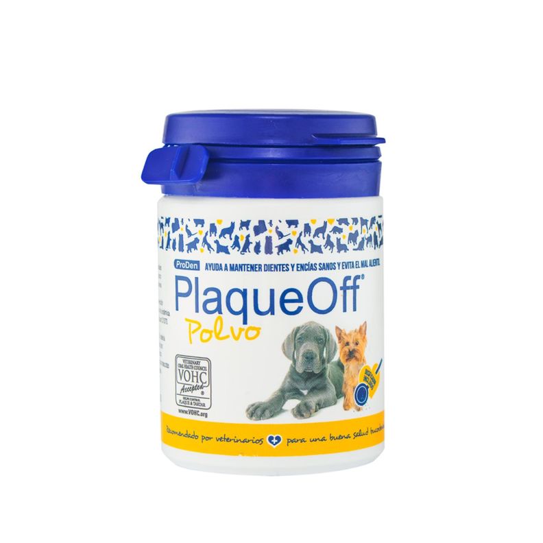 Polvo Cuidado Dental Perros 40 Grs. - Plaque Off-0