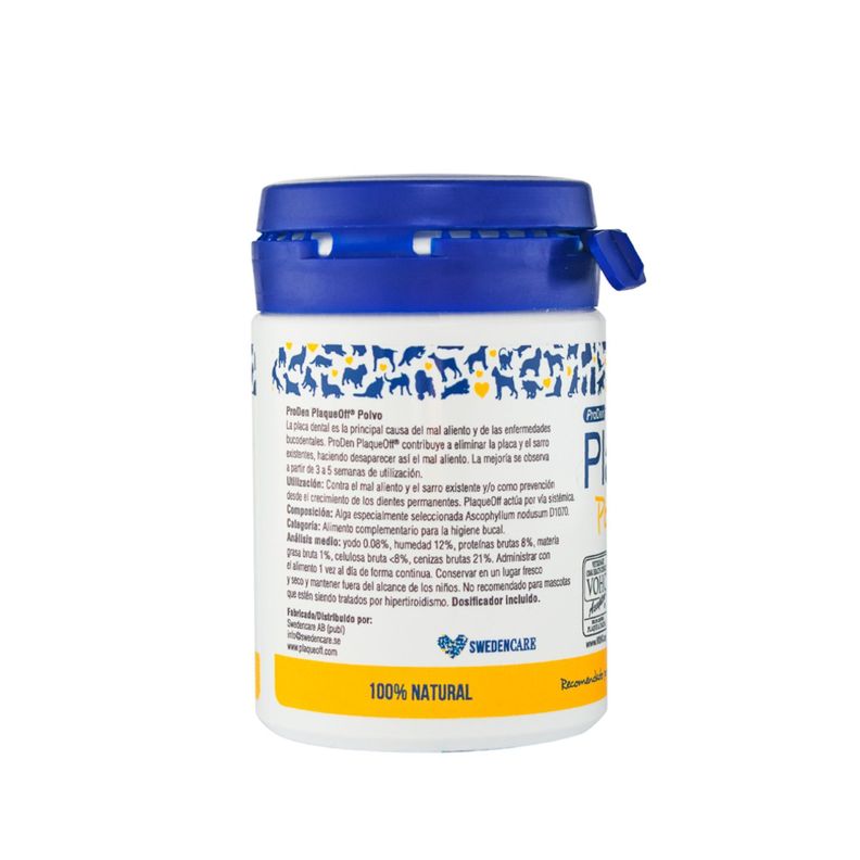 Polvo Cuidado Dental Perros 40 Grs. - Plaque Off-1