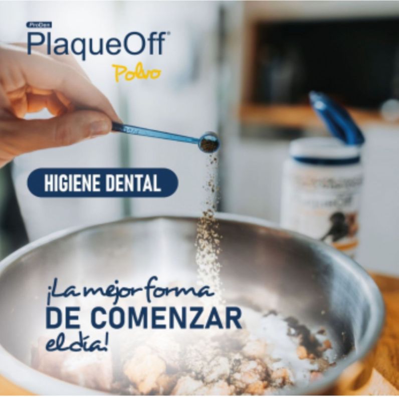Polvo Cuidado Dental Perros 40 Grs. - Plaque Off-2