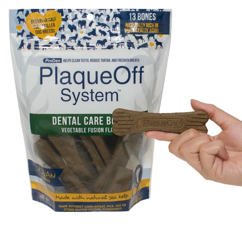 Huesos Cuidado Dental sabor Vegetales 482 Grs. (13 Un.) - Plaque Off-2