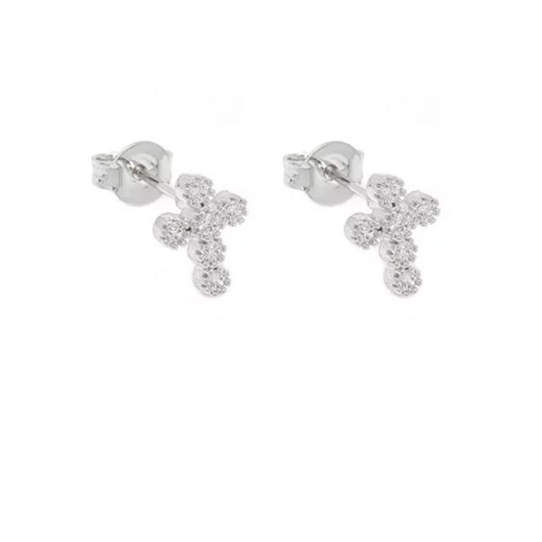 Aros cruz circones PHILIPPA JOYAS-0