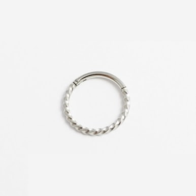 Argolla click torcida 8mm PHILIPPA JOYAS-0