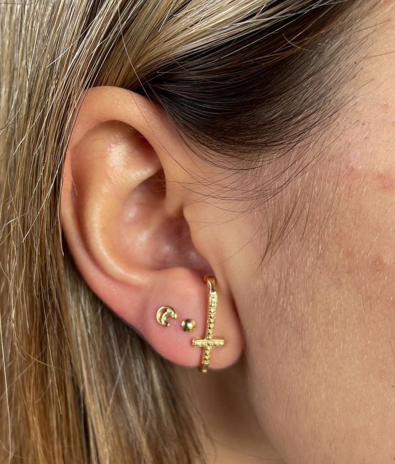 Aros Abrazador Cruz PHILIPPA JOYAS-1