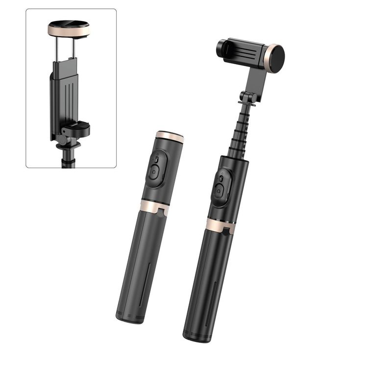 Bastón Selfie Trípode Retráctil con Control Remoto Bluetooth Q12-1