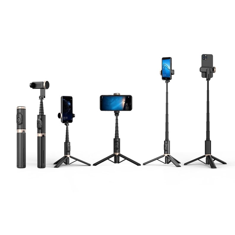 Bastón Selfie Trípode Retráctil con Control Remoto Bluetooth Q12-3
