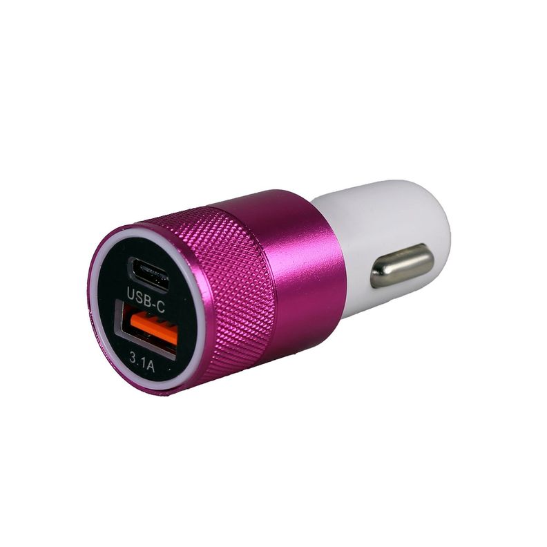 Cargador Tipo C / USB 3.1 Portátil para Vehículos Universal-2