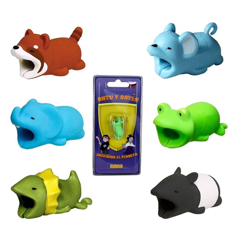 Protector de cable Smartphone IPhone; Android; Tipo C con diseño de animales-0