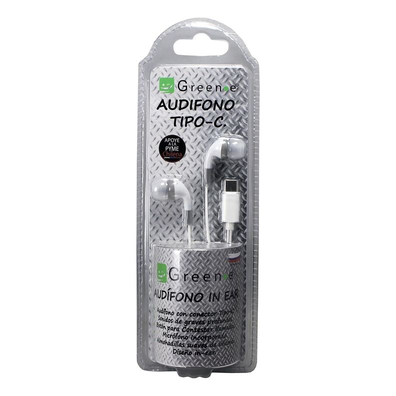 Audífono Tipo C / In Ear con Micrófono -0