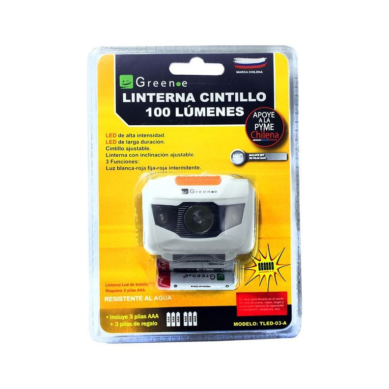 Linterna Led Cintillo. 100 Lúmenes-3