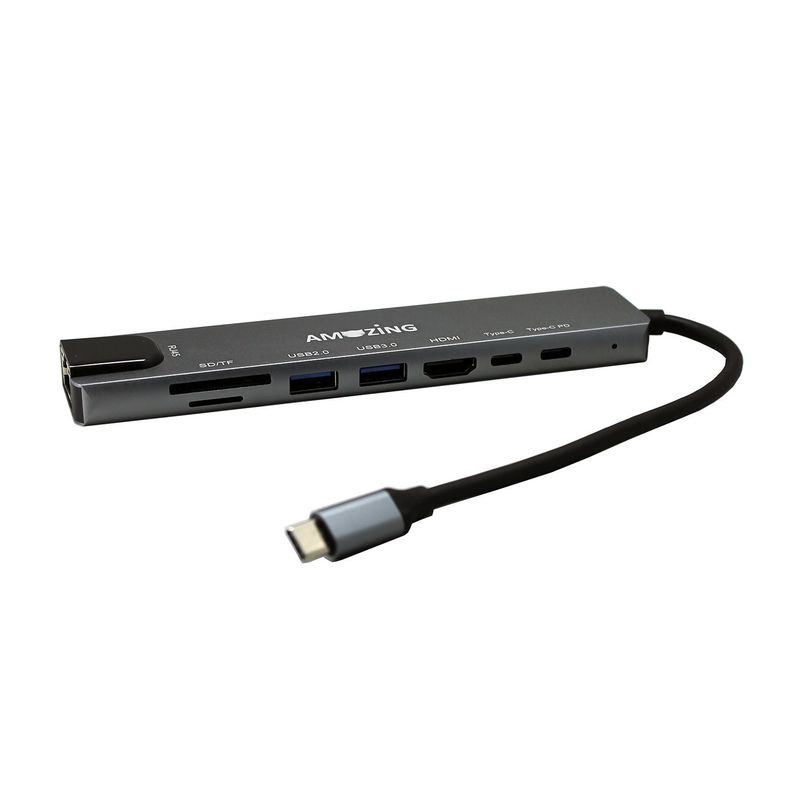Adaptador Múltiple Tipo C/ HDMI 8 en 1-2