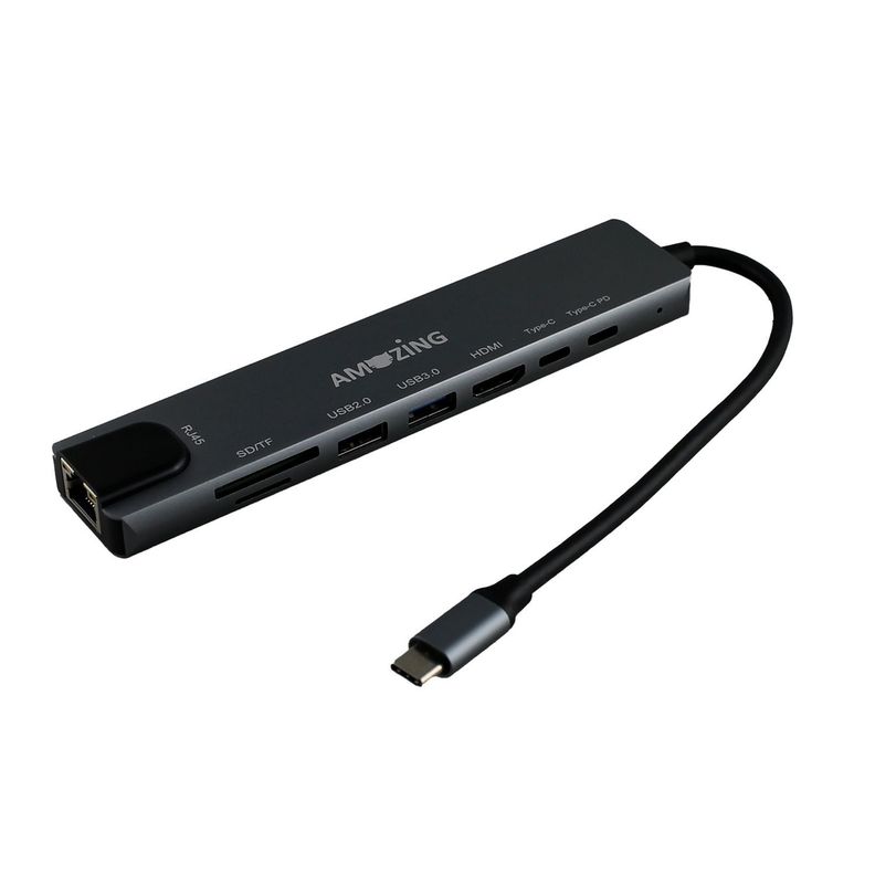 Adaptador Múltiple Tipo C/ HDMI 8 en 1-5