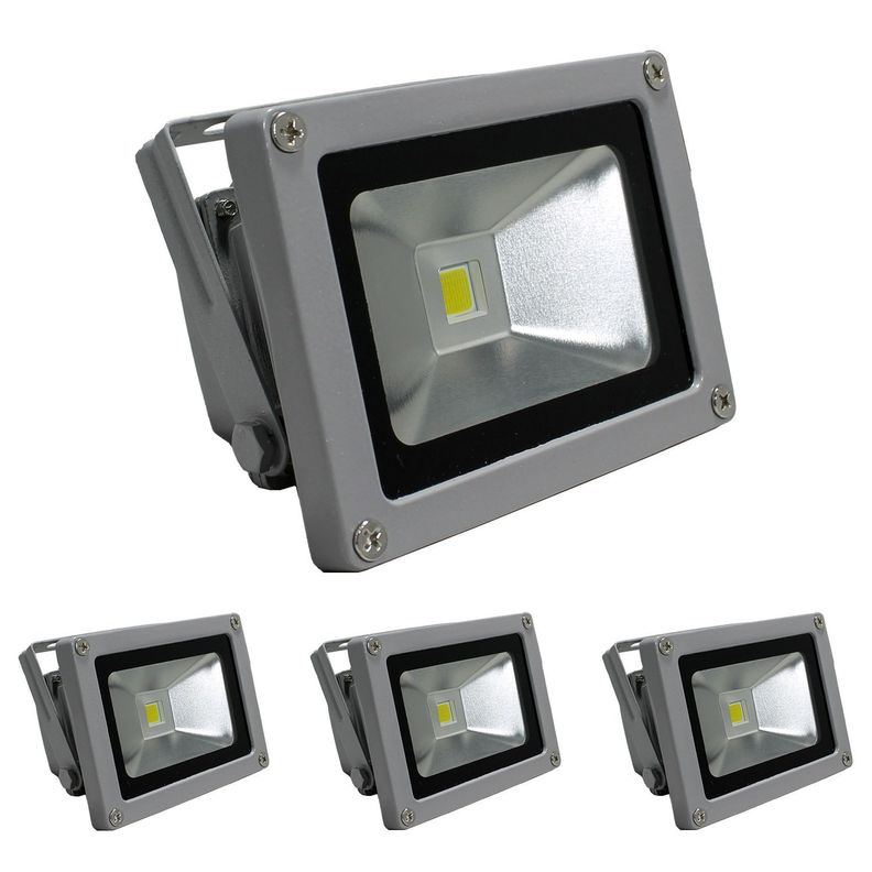 Focos Exterior de 20w. X 4 unidades. Luz Cálida-0