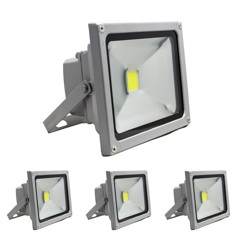 Focos Exterior de 30w. X 4 unidades. Luz Fría-0