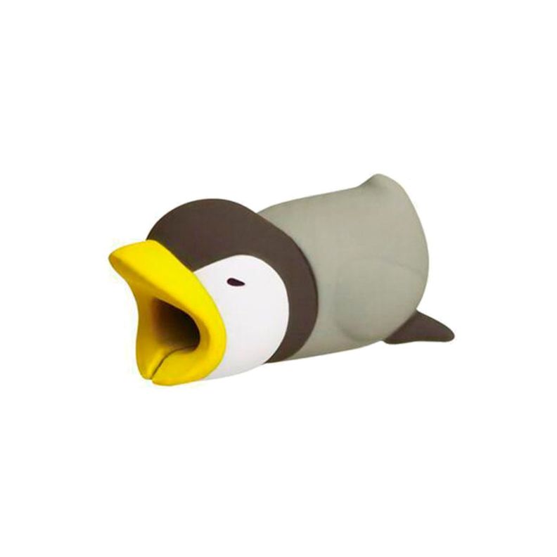 Protector de cable animalito/ Pingüino Humboldt-1