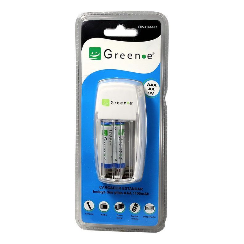 Cargador Para Pilas Recargables AAA Y AA-0