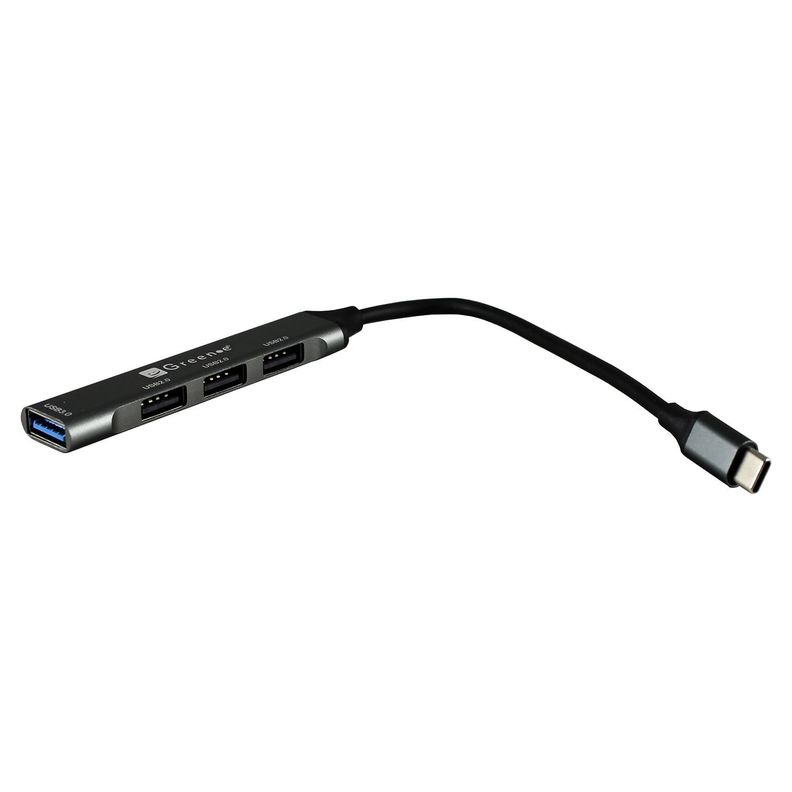 Adaptador HUB USB Tipo C con 4 Puertos USB/ Carga y Transferencia-3